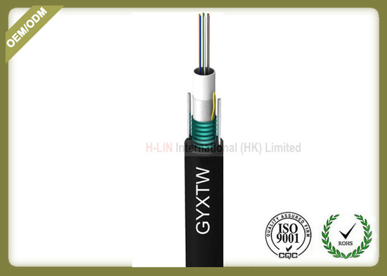 Κίνα GYXTW 8.0mm υπαίθριο καλώδιο οπτικών ινών, αδιάβροχο σακάκι PE καλωδίων οπτικών ινών προμηθευτής